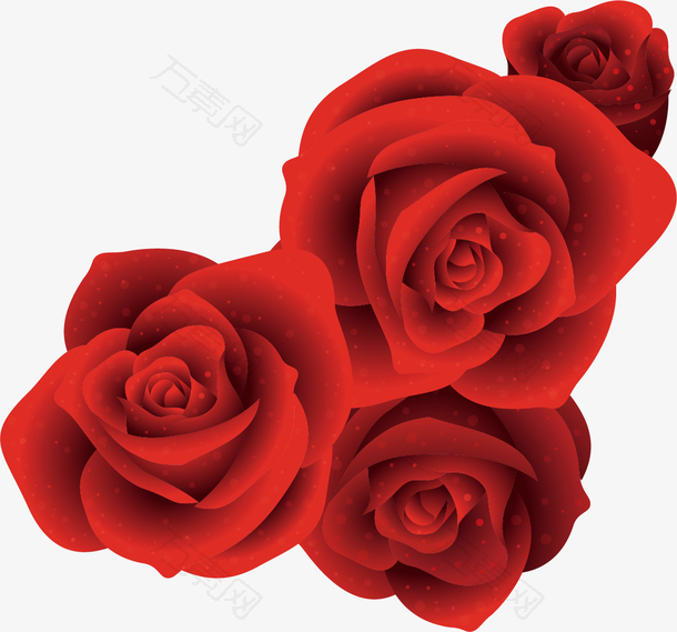 漂亮玫瑰花海素材