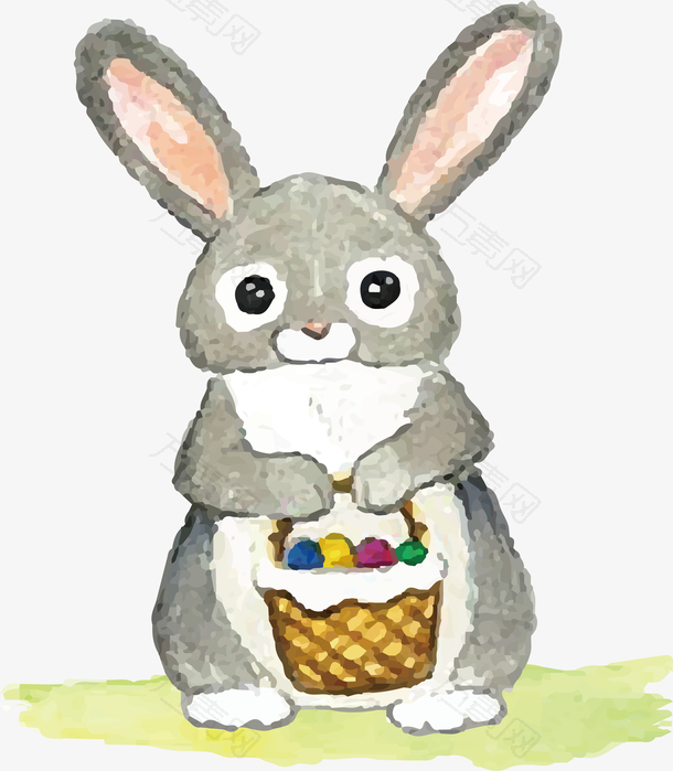 可爱复活节小兔子设计