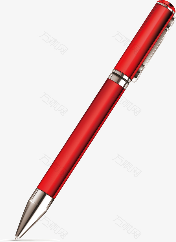 红色圆珠笔