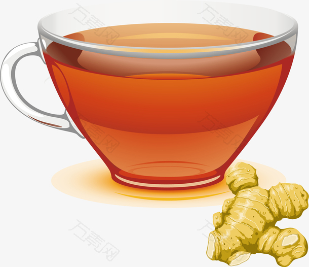 红糖姜茶设计素材