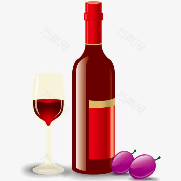 红葡萄酒菜单