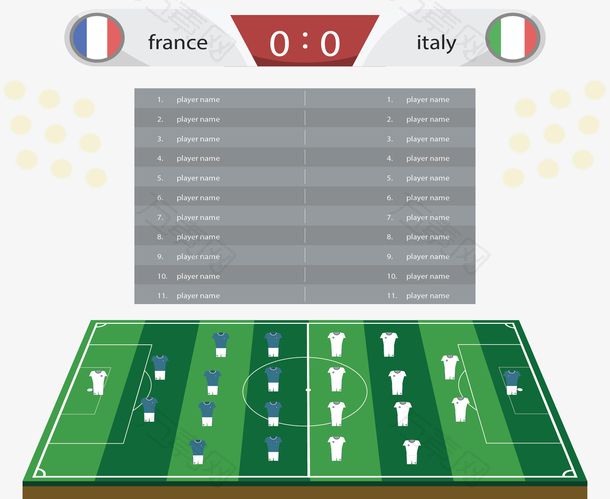 法国意大利小组比赛