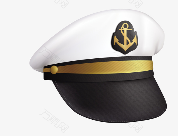 一个矢量船长帽子
