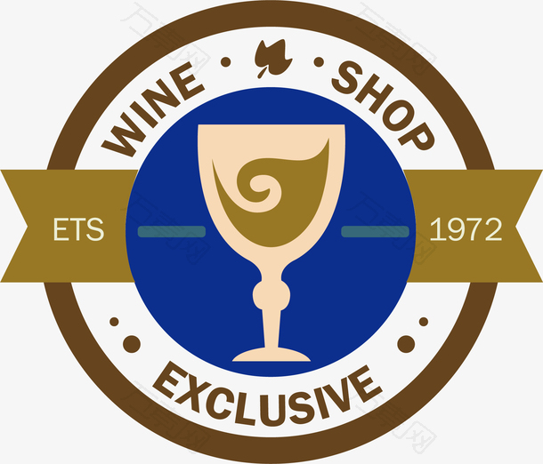 酒杯白酒logo标志
