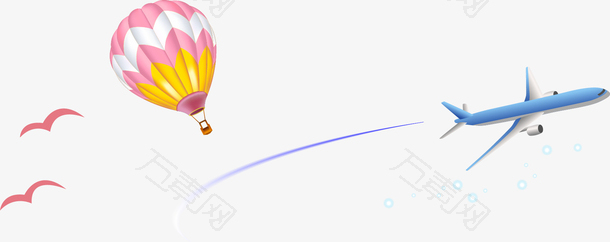飞机和气球