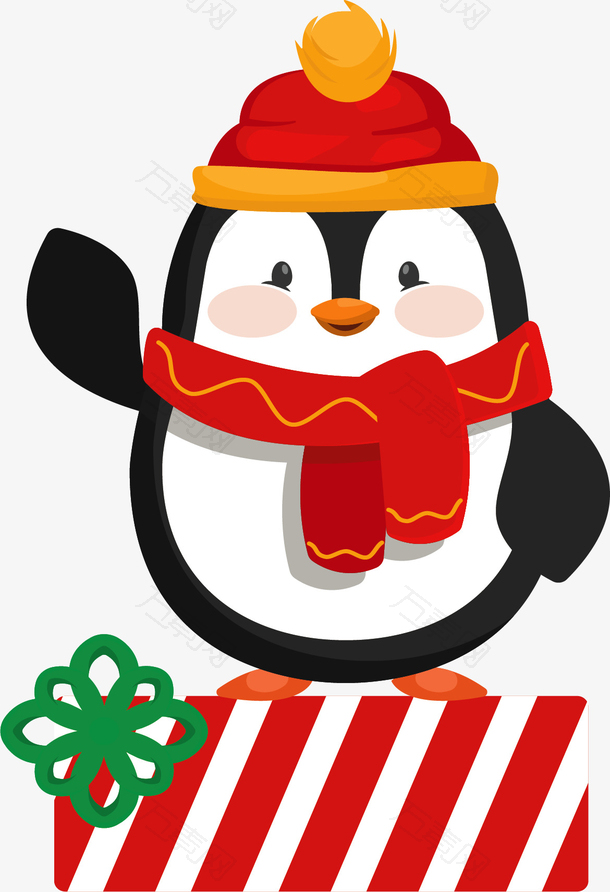 圣诞节礼盒可爱企鹅