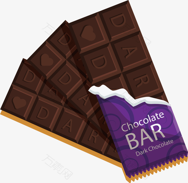 紫色巧克力能量棒