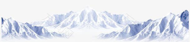 背景横幅装饰雪山