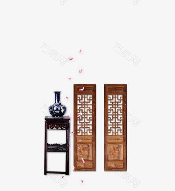 中式家居屏风古董
