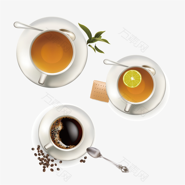 咖啡和茶矢量素材