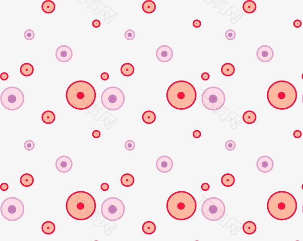 粉色圆圈花纹底纹