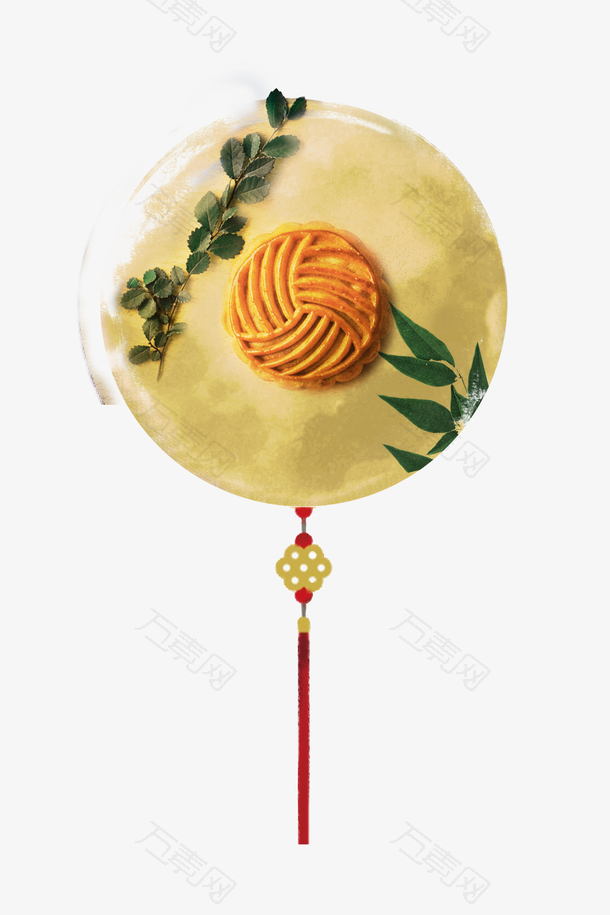 中国风中秋传统佳节月饼满月海报
