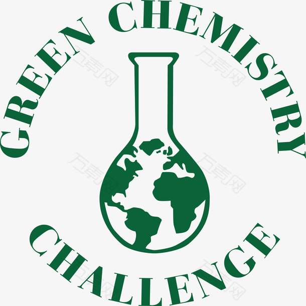 绿色环保化学图标