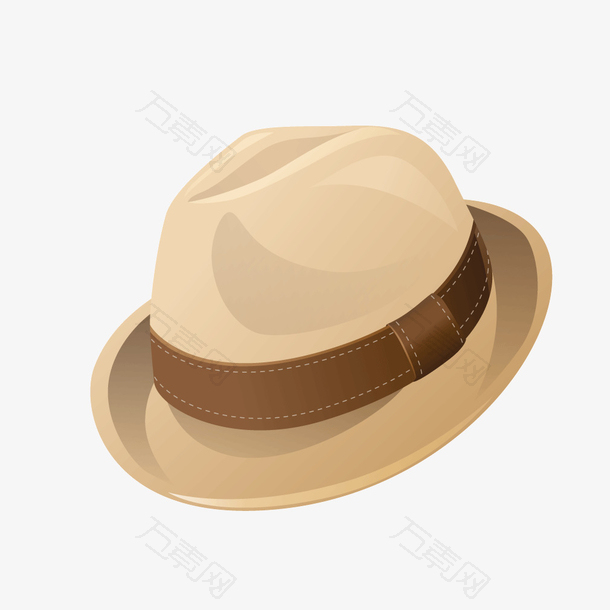 棕色礼帽古典帽子