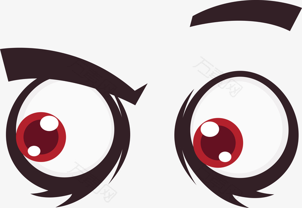 眼睛卡通可爱眼睛