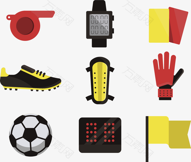 世界杯比赛图标套装