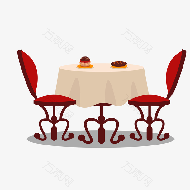 扁平化餐厅的餐桌设计