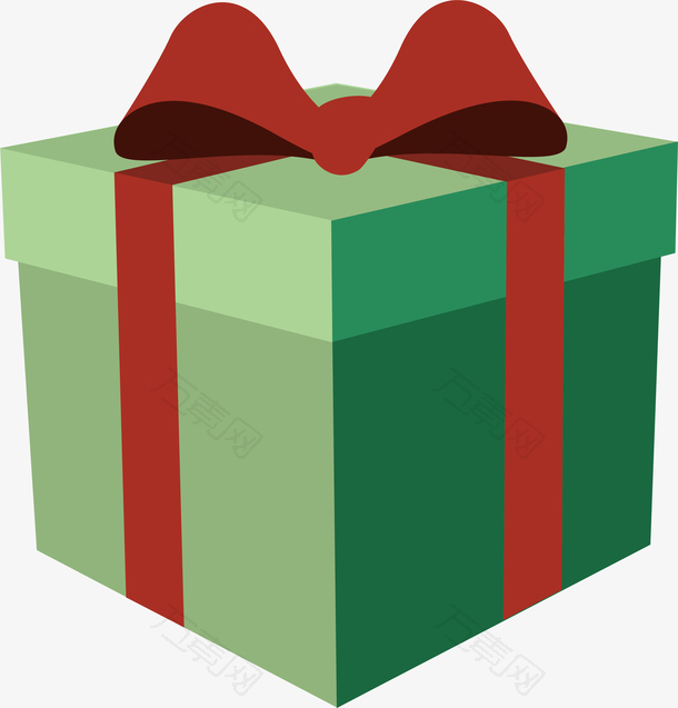 圣诞节质感礼盒免抠素材