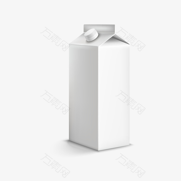 大瓶牛奶盒子