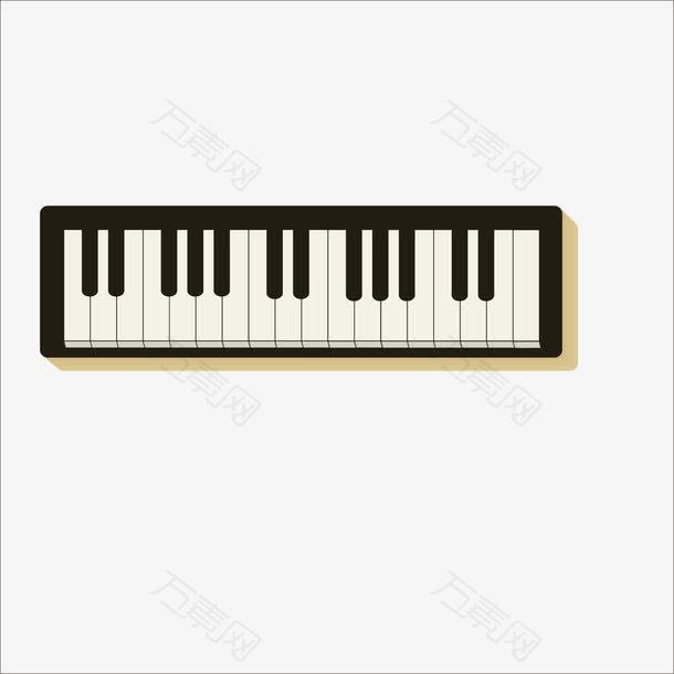 扁平化琴键