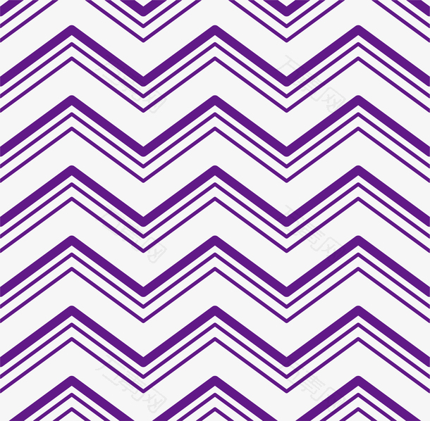 紫色锯齿波纹花纹