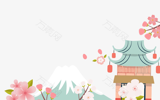 日本樱花祭主题装饰