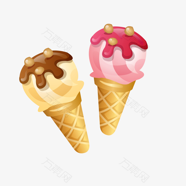 甜筒冰淇淋食物设计