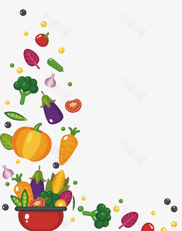 免抠卡通手绘蔬菜青菜