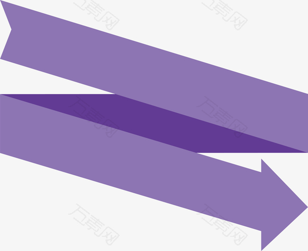 创意紫色螺旋箭头矢量素材