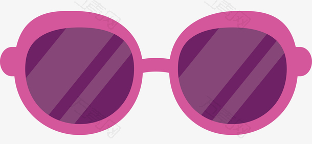 精美紫色眼镜装扮
