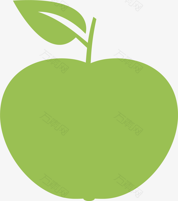 环保绿色苹果