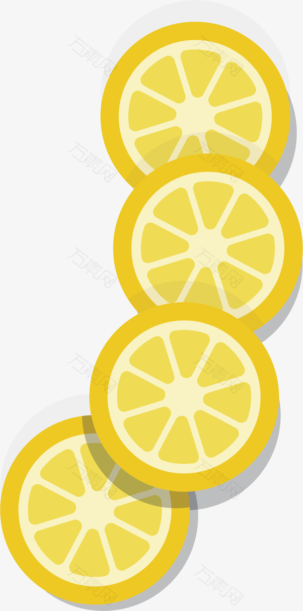 新鲜柠檬片