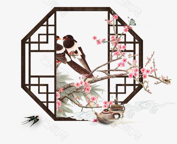 清明节中国传统主题海报