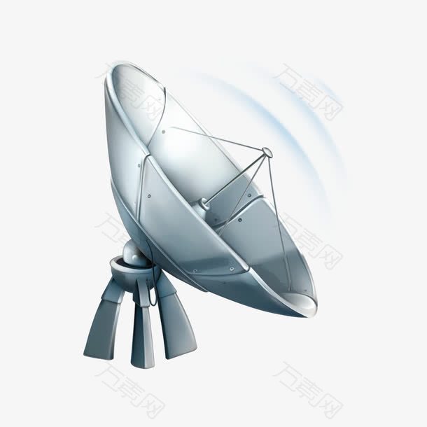 雷达手绘雷达天文望远镜