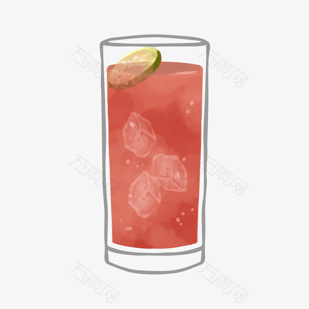 粉色的杯装饮料