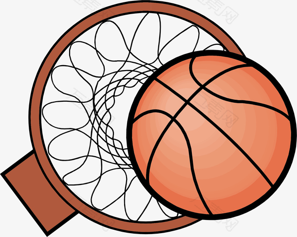 篮球卡通素材