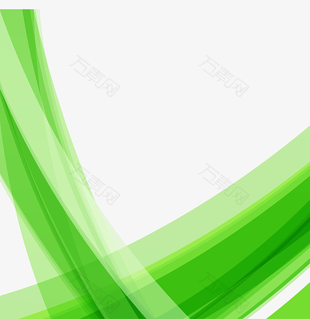 矢量质感绿色边框素材