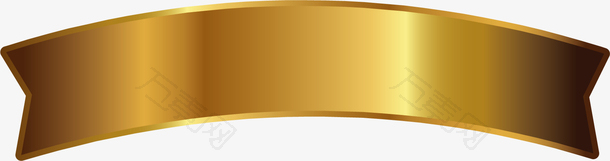 金色装饰标签 淘宝素材 金色 