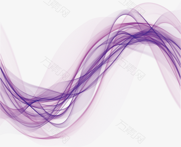 梦幻紫色线条花纹