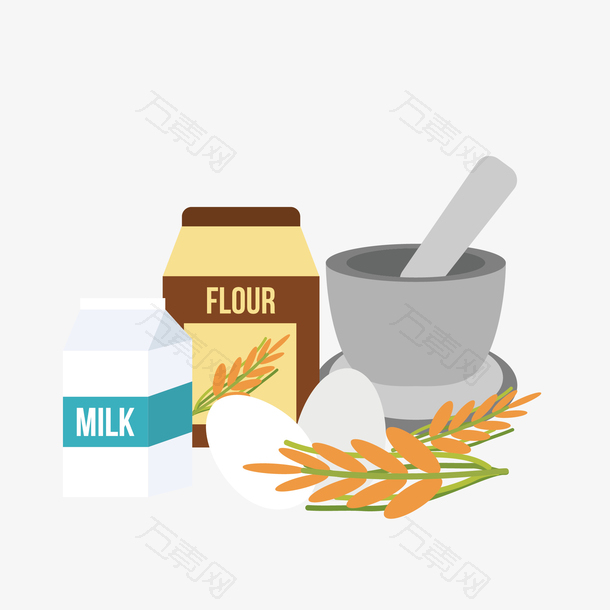 农业生产小麦牛奶