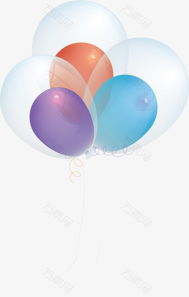 透明嵌套节日气球
