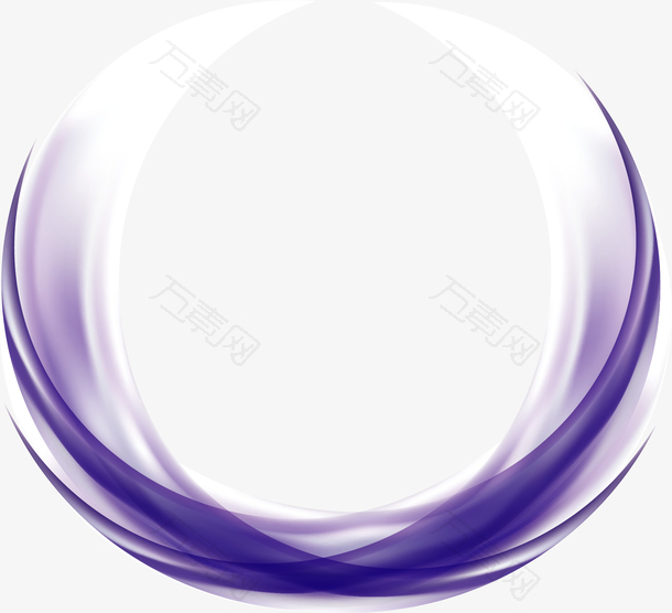 紫色抽象线条边框