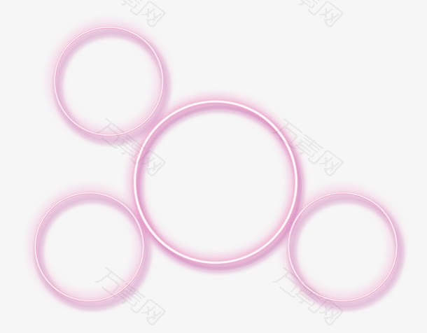 粉色光效圆圈
