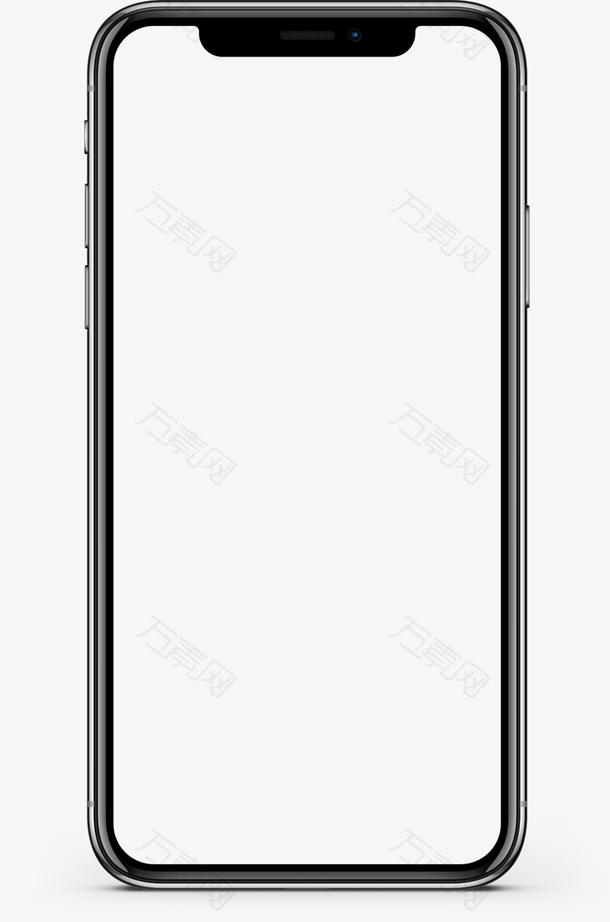苹果X手机框架Iphone屏幕挖空透明