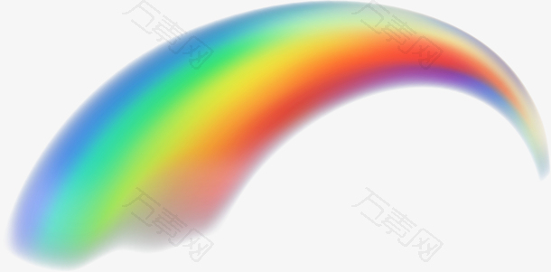 彩虹矢量素材卡通