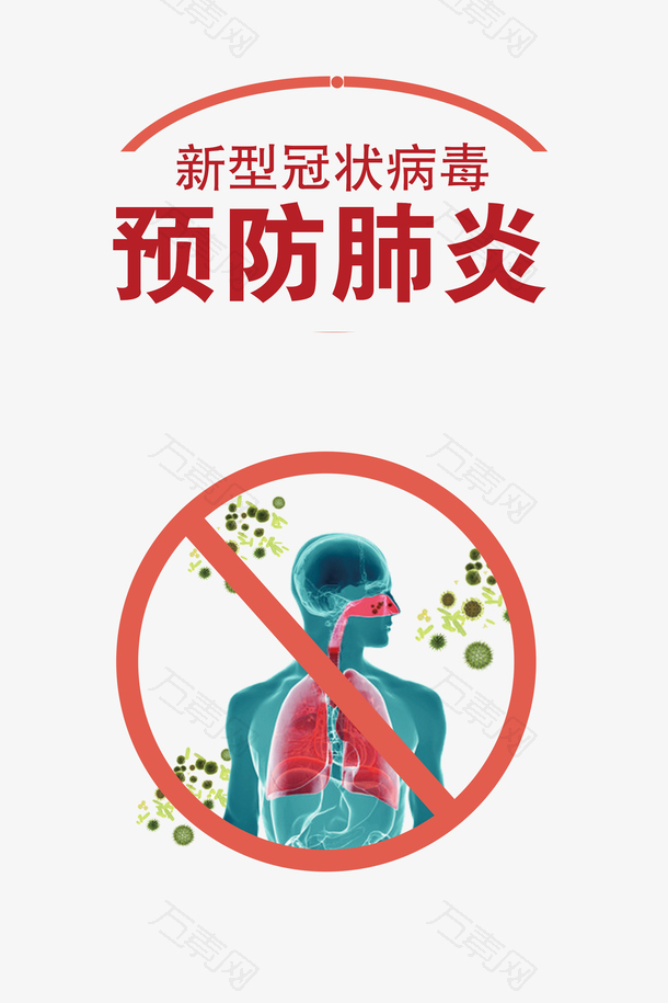 预防肺炎新型冠状病毒肺部病毒元素