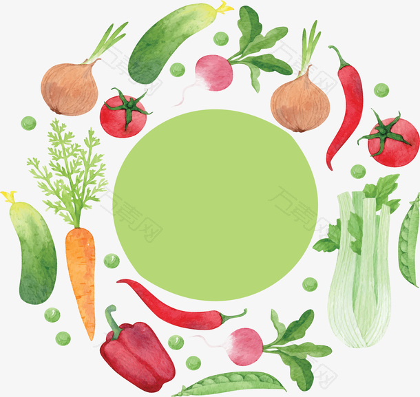 绿色营养健康蔬菜