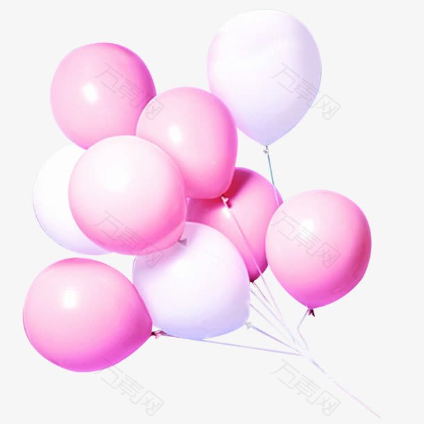 214情人节素材氢气球