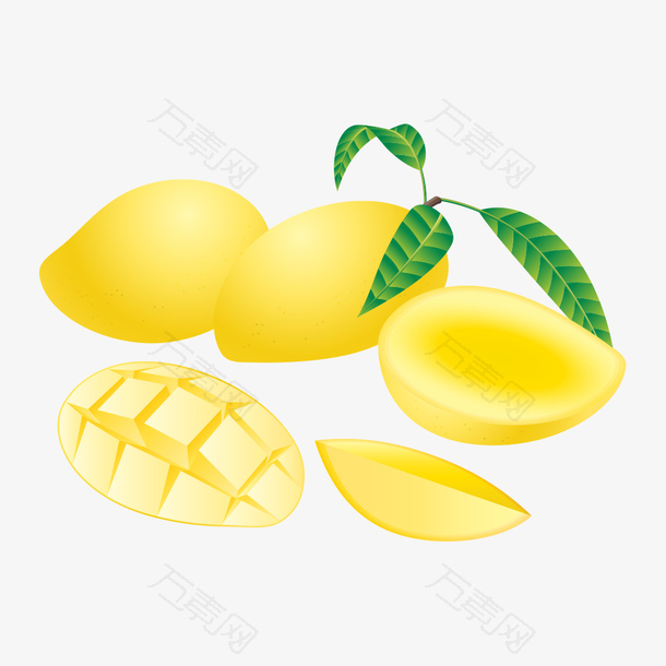美味的黄色芒果
