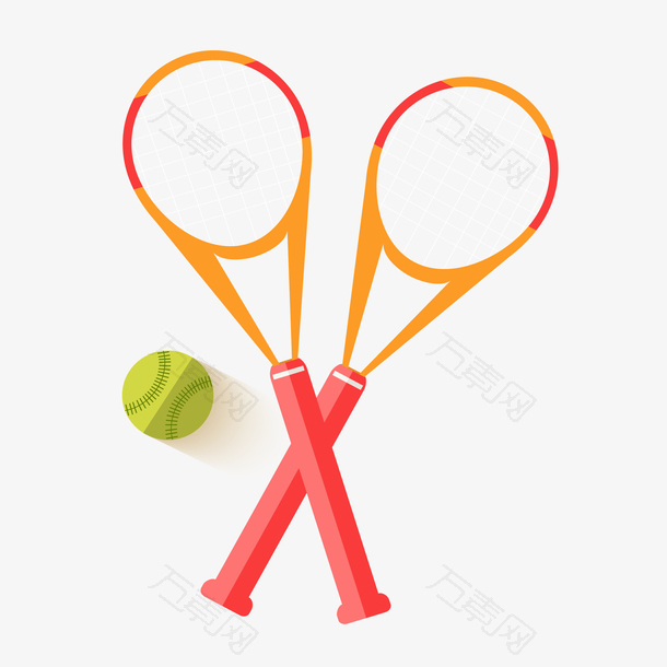 卡通网球球拍设计